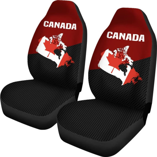 Canada Map Special Car Seat Covers 550317 - YourCarButBetter