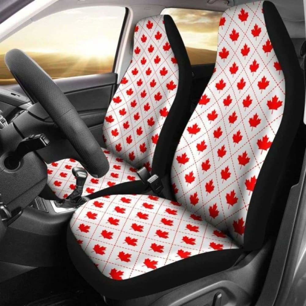 Canada Maple Leaf Car Seat Covers 03 9 174914 - YourCarButBetter