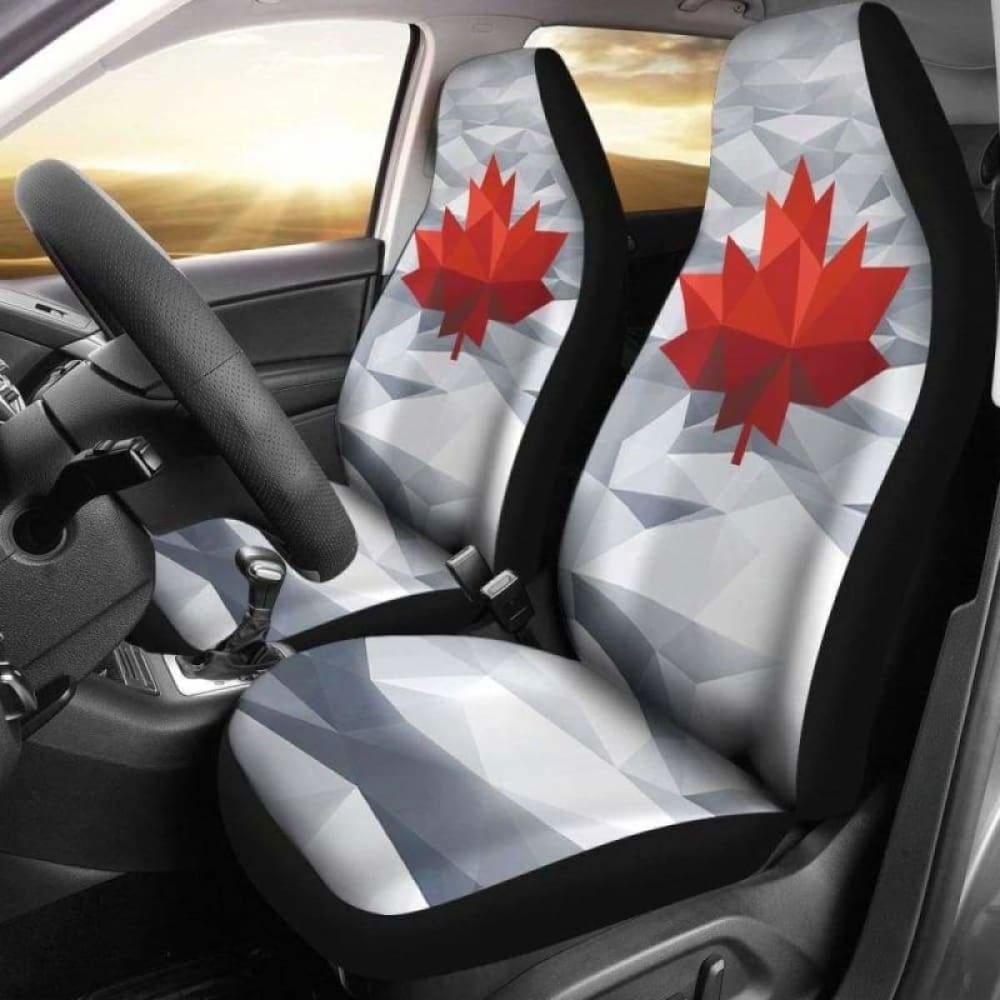 Canada Maple Leaf Car Seat Covers - 174914 - YourCarButBetter