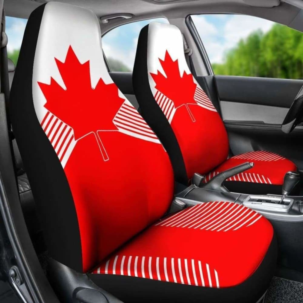 Canada Maple Leaf Car Seat Covers - 2 174914 - YourCarButBetter
