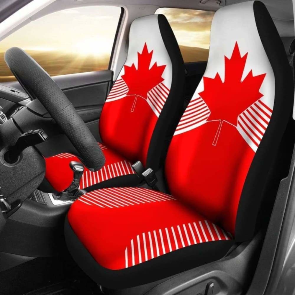 Canada Maple Leaf Car Seat Covers - 2 174914 - YourCarButBetter