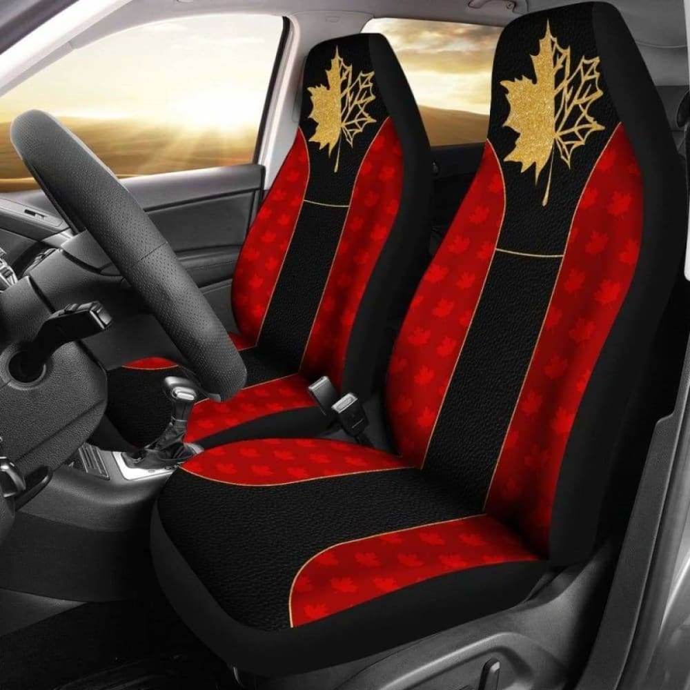 Canada Maple Leaf Car Seat Covers 6 174914 - YourCarButBetter