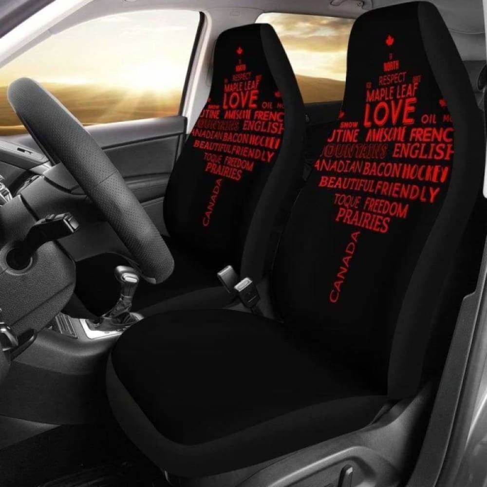 Canada Maple Leaf Car Seats 02 5 174914 - YourCarButBetter