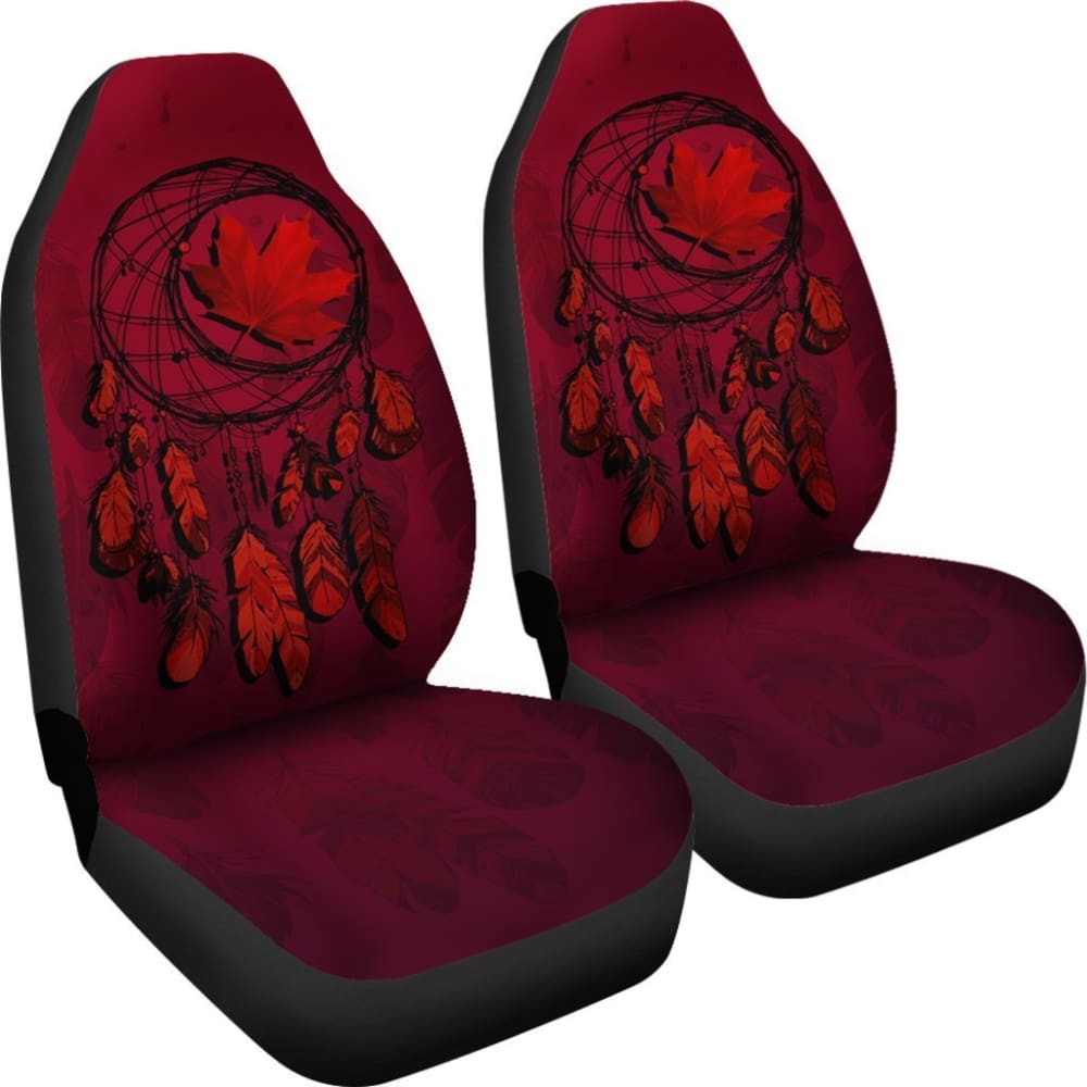 Canada Maple Leaf Dreamcatcher Car Seat Covers 174510 - YourCarButBetter