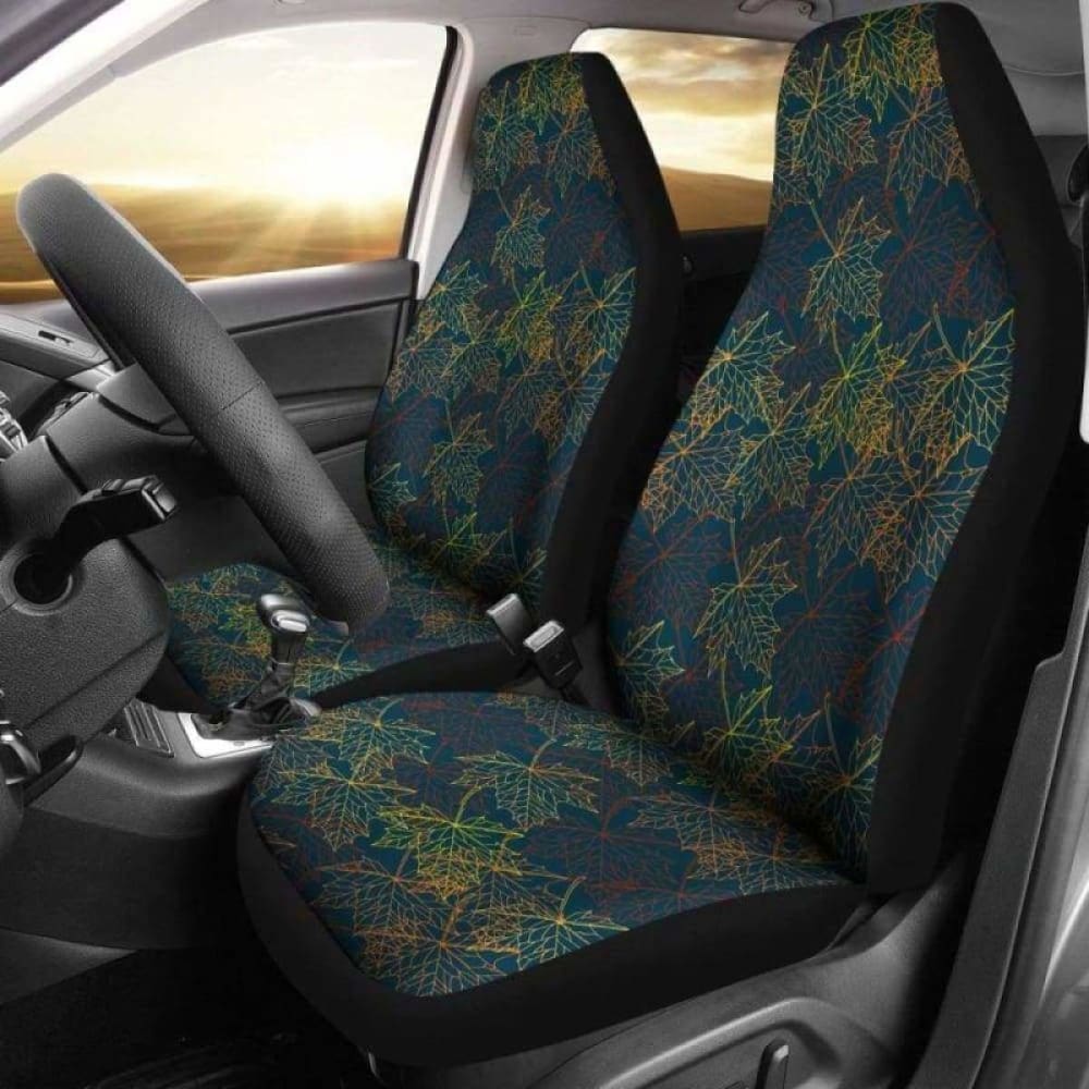 Canada Maple Leaf Pattern Car Seat Covers 5 174914 - YourCarButBetter