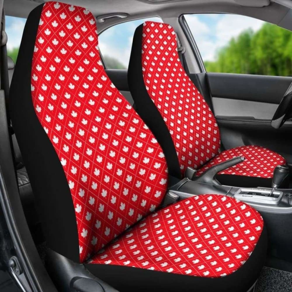 Canada Maple Leaves Car Seat Covers 5 174914 - YourCarButBetter