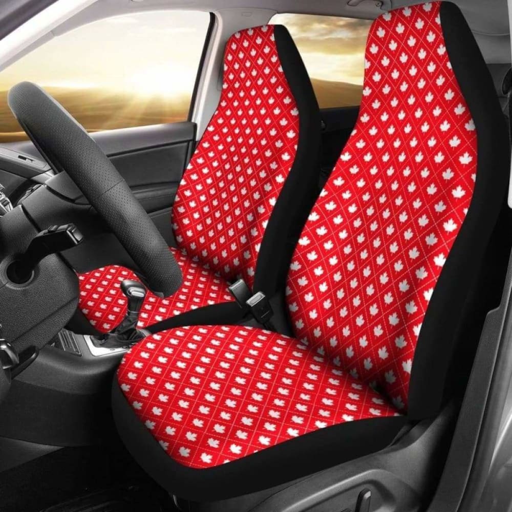 Canada Maple Leaves Car Seat Covers 5 174914 - YourCarButBetter