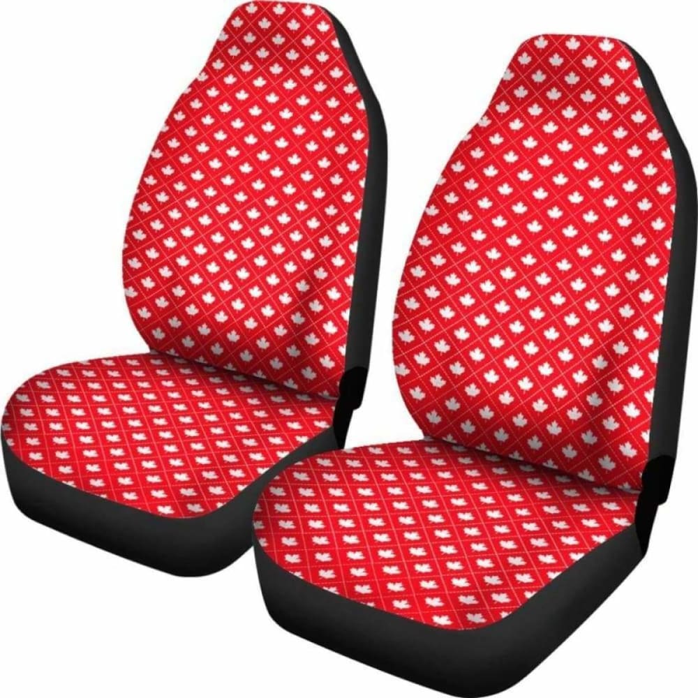 Canada Maple Leaves Car Seat Covers 5 174914 - YourCarButBetter
