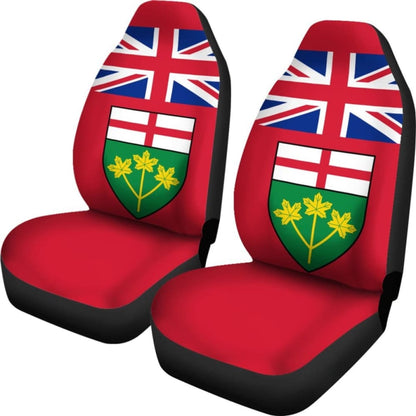 Canada Ontario Flag Car Seat Covers 550317 - YourCarButBetter