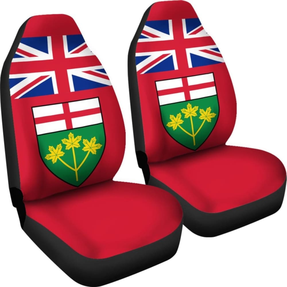Canada Ontario Flag Car Seat Covers 550317 - YourCarButBetter