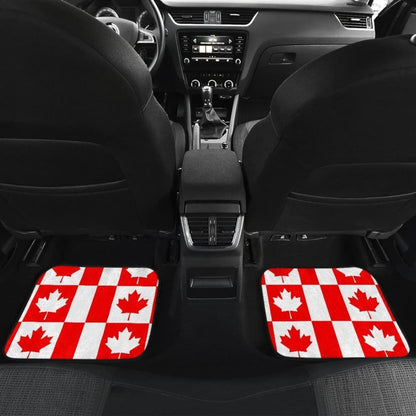 Canada Pattern Print Design 05 Front And Back Car Mats 550317 - YourCarButBetter