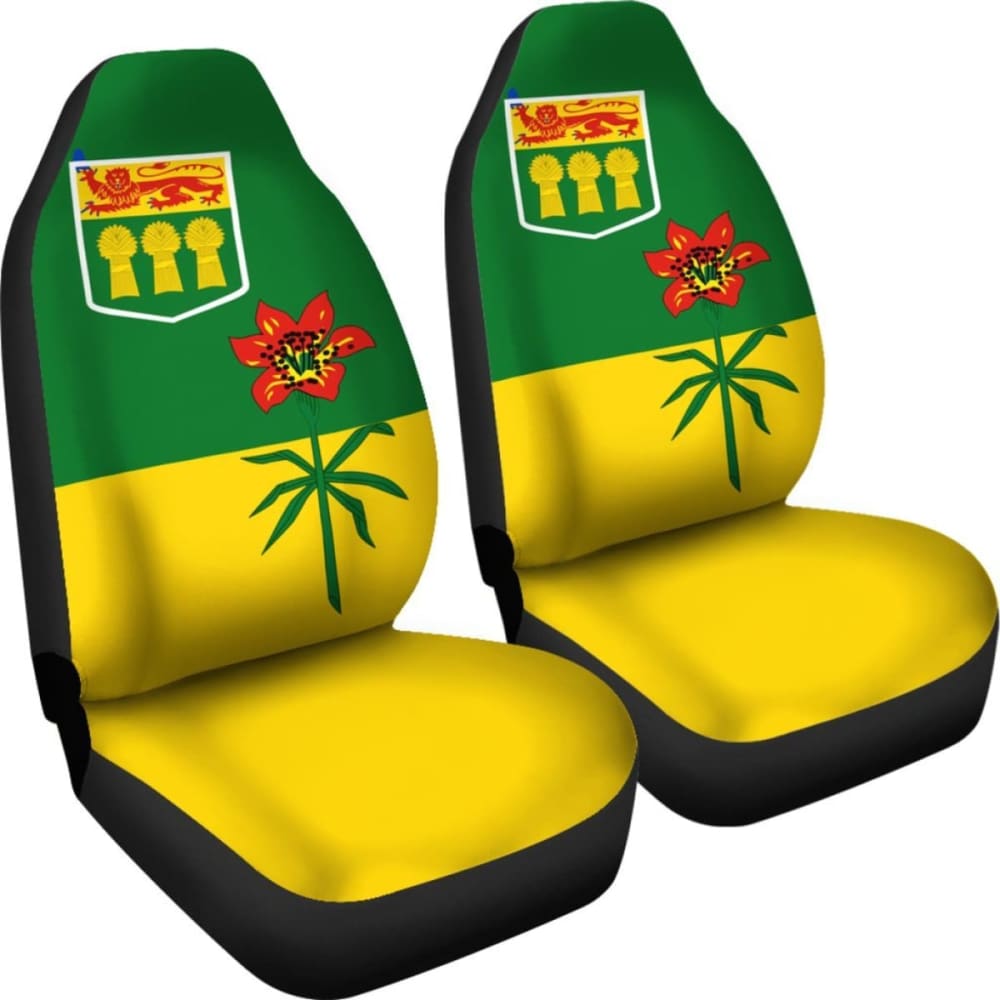 Canada Saskatchewan Flag Car Seat Covers 550317 - YourCarButBetter