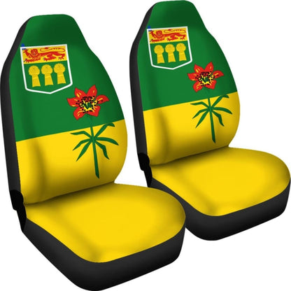 Canada Saskatchewan Flag Car Seat Covers 550317 - YourCarButBetter