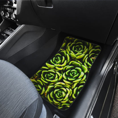 Car Floor Mats Green Flower Succulents Amazing Gift Ideas 212601 - YourCarButBetter