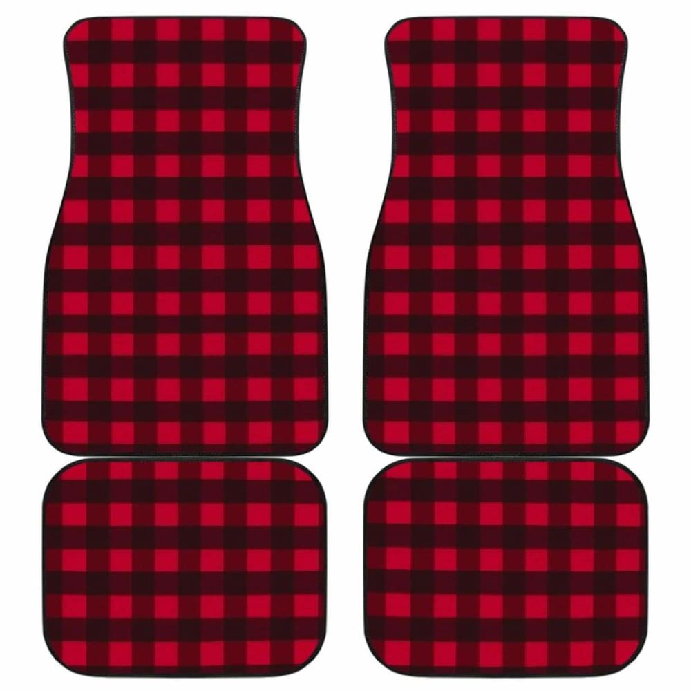 Car Floor Mats - Plaid 105905 - YourCarButBetter