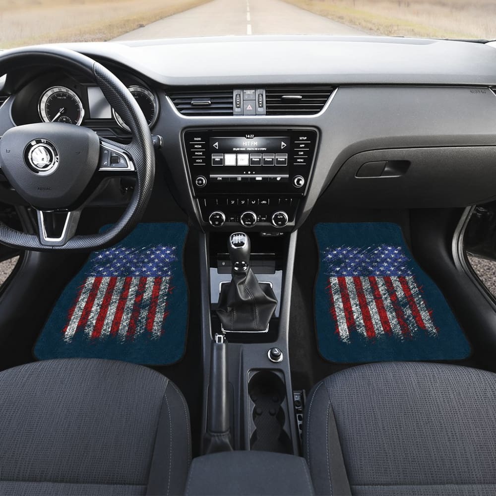 Car Floor Mats With American Flag Pride 211206 - YourCarButBetter