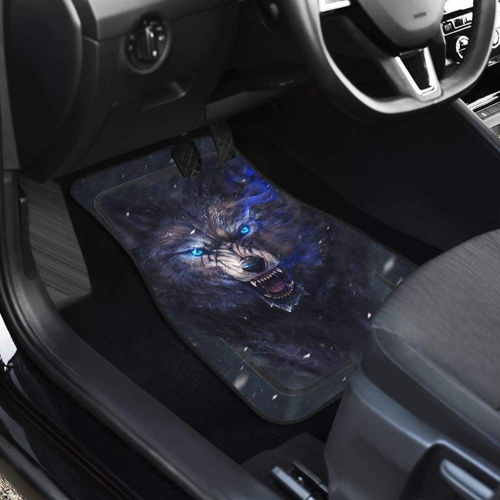 Car Floor Mats Wolf Sharp Eyes Ferocious 212502