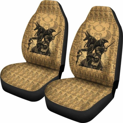 Car Seat Cover - Anubis And Osiris Egypt God 142711 - YourCarButBetter