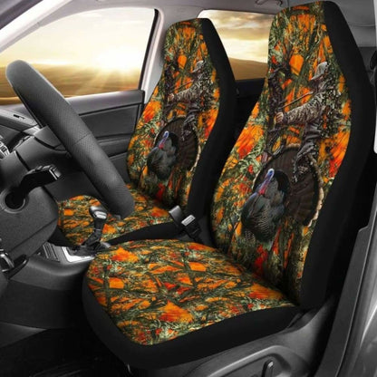 Car Seat Covers - Bow Hunting Turkey 153908 - YourCarButBetter