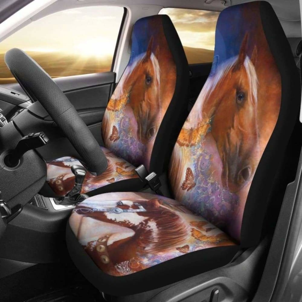 Car Seat Covers Caballos & Mariposa Horses 170804