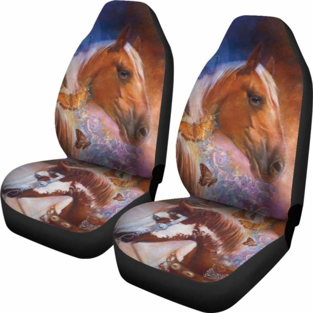 Car Seat Covers Caballos & Mariposa Horses 170804