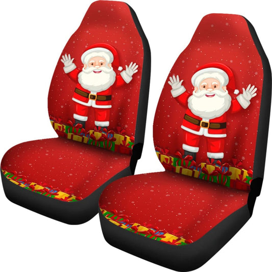 Car Seat Covers Christmas Santa Claus 211603 - YourCarButBetter
