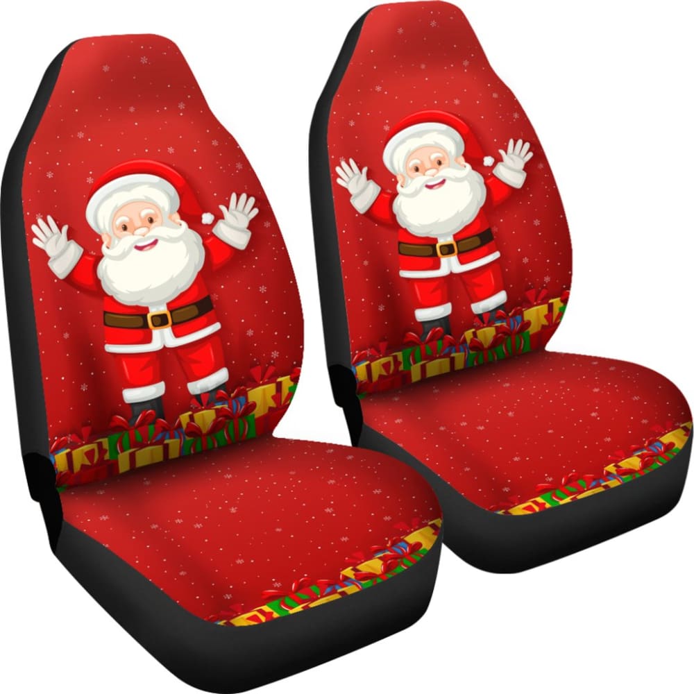 Car Seat Covers Christmas Santa Claus 211603 - YourCarButBetter