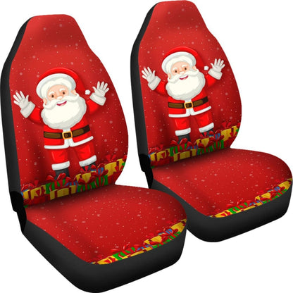 Car Seat Covers Christmas Santa Claus 211603 - YourCarButBetter