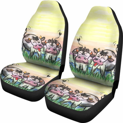 Car Seat Covers - Cow Lovers 09 144730