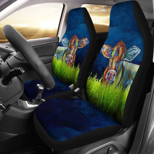 Car Seat Covers - Cow Lovers 22 144730