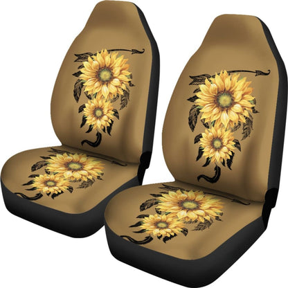 Car Seat Covers Native American Indian Sunflower Dream Catcher 210602
