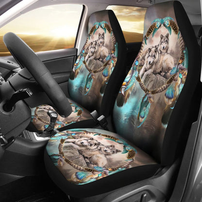 Car Seat Covers Native American Wolf Dreamcatcher - Make Your Own Styles