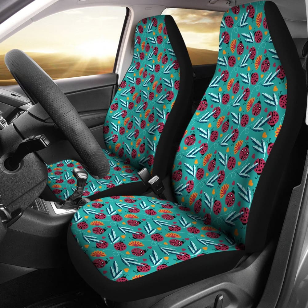 Car Seat Covers Red Ladybug Amazing Gift Idea 210901 - YourCarButBetter