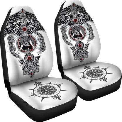 Car Seat Covers - Viking Tattoo 093223 - YourCarButBetter