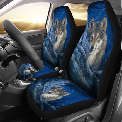 Car Seat Covers Wolf Moonshine 200904