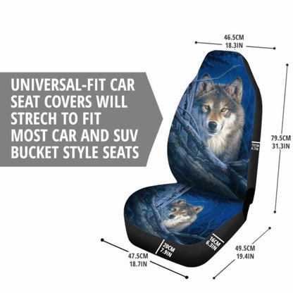 Car Seat Covers Wolf Moonshine 200904