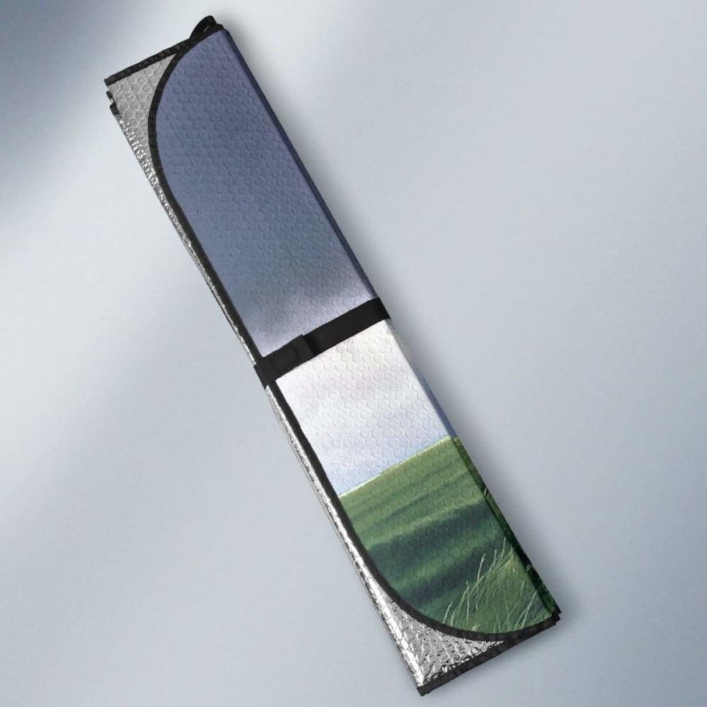 Car Sun Shade With Horse Print 172609 - YourCarButBetter