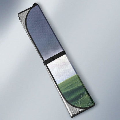 Car Sun Shade With Horse Print 172609 - YourCarButBetter