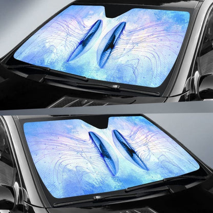 Car Sun Shade With Jellyfish Sea Life Print 182102 - YourCarButBetter