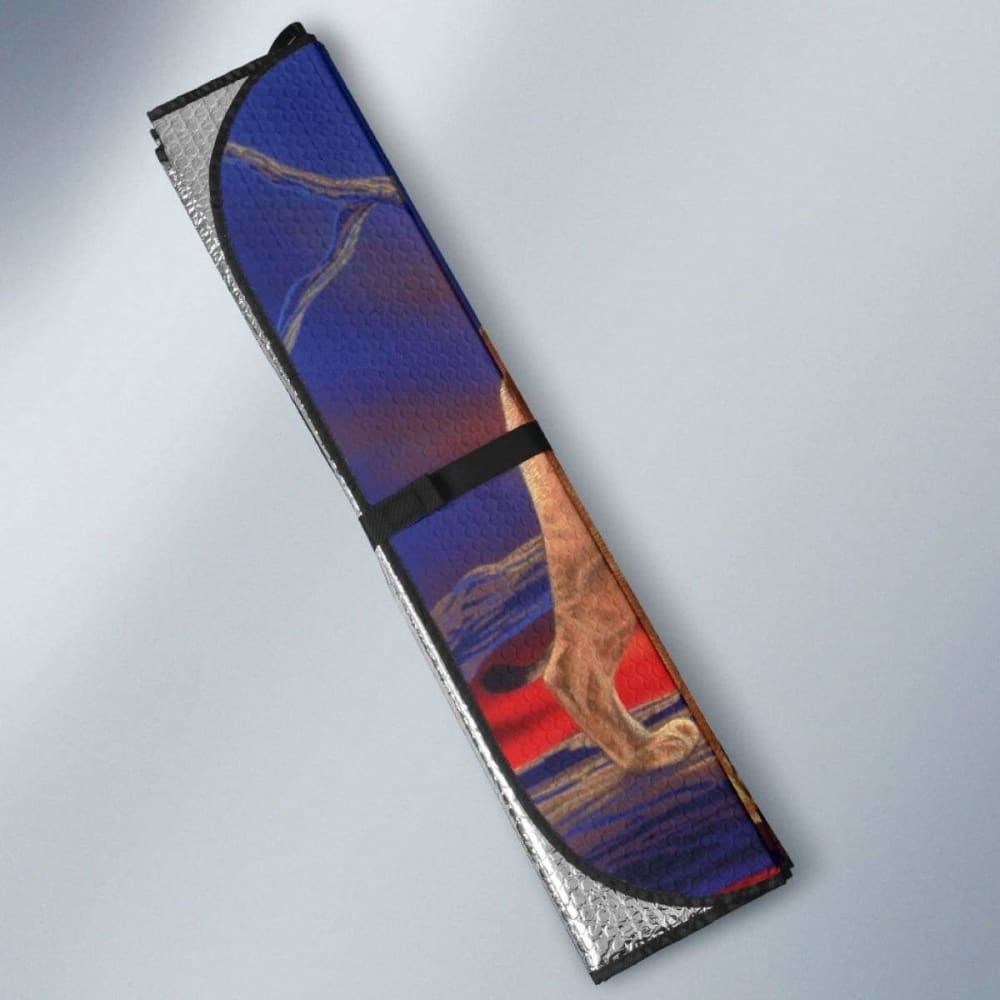 Car Sun Shades With Lion Family Print 172609 - YourCarButBetter