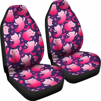 Cat Car Seat Covers 05 Pink 112428 - YourCarButBetter