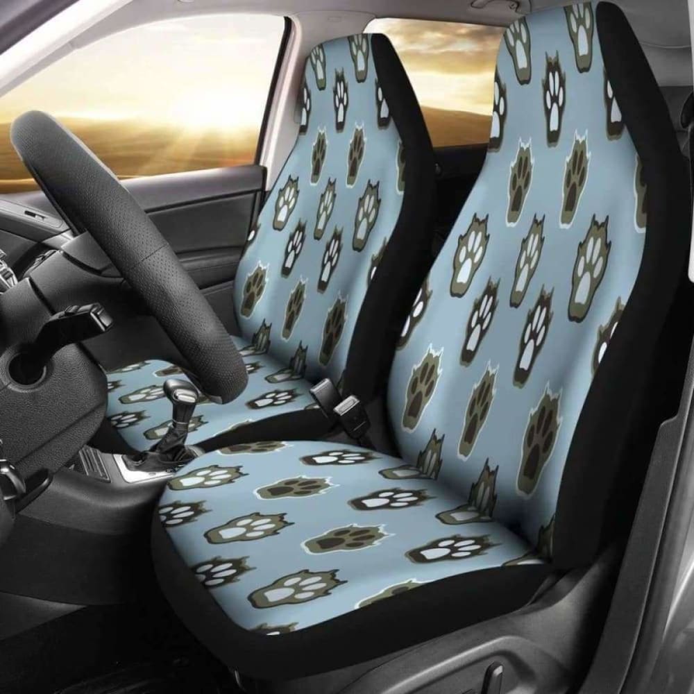 Cat Paw Print Car Seat Covers 112428 - YourCarButBetter