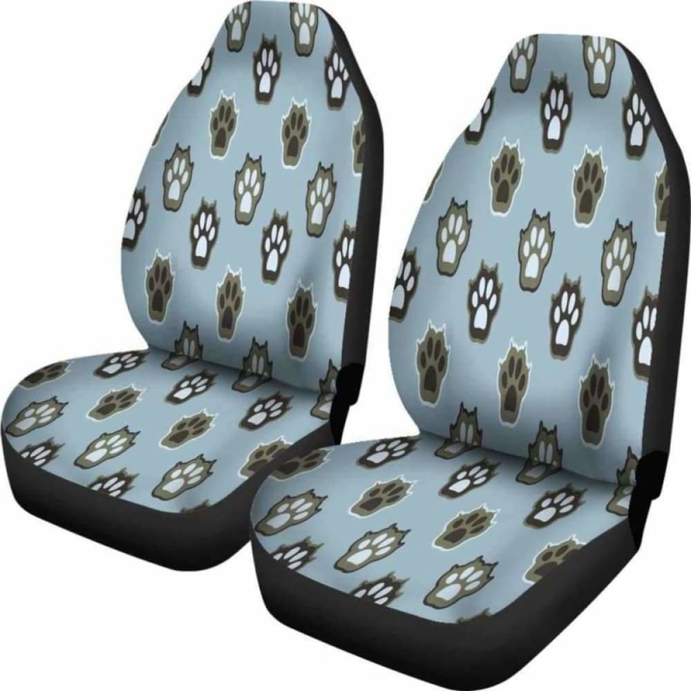 Cat Paw Print Car Seat Covers 112428 - YourCarButBetter