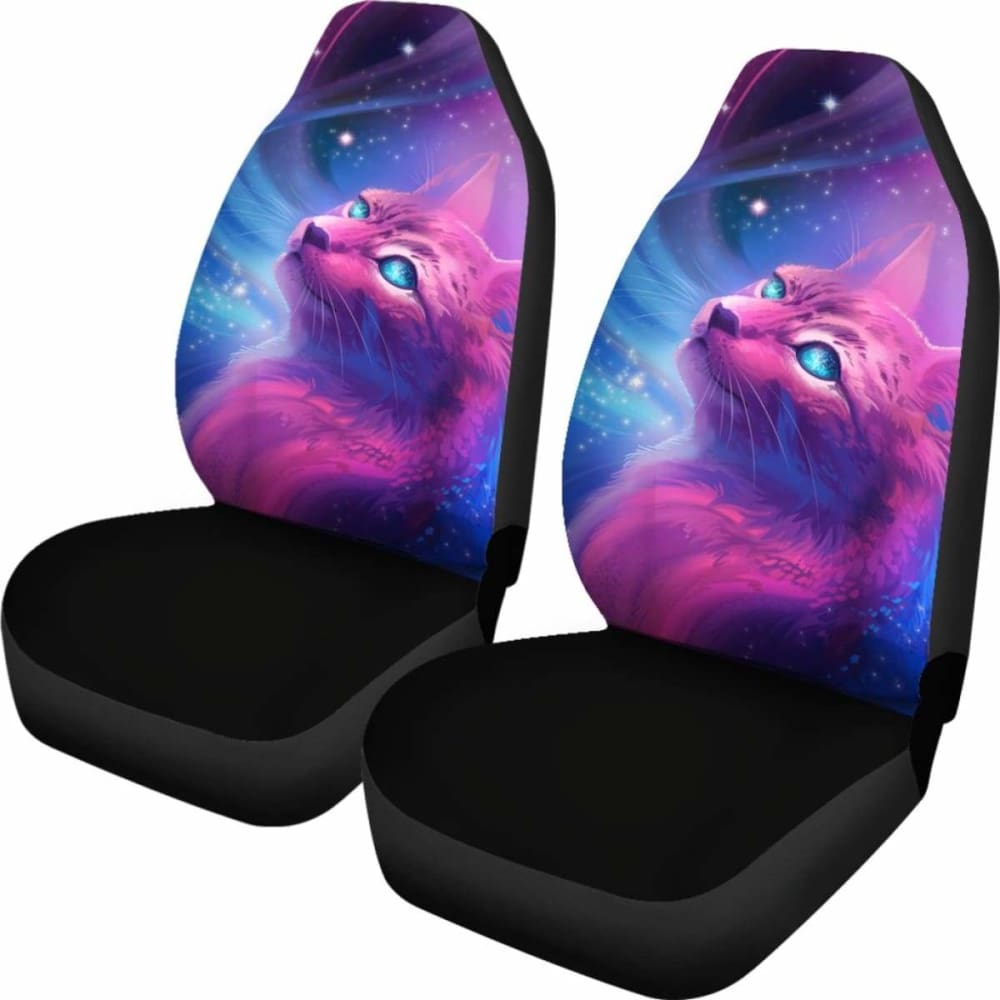 Cat With The Stars Seat Covers Amazing Best Gift Ideas 194013 - YourCarButBetter
