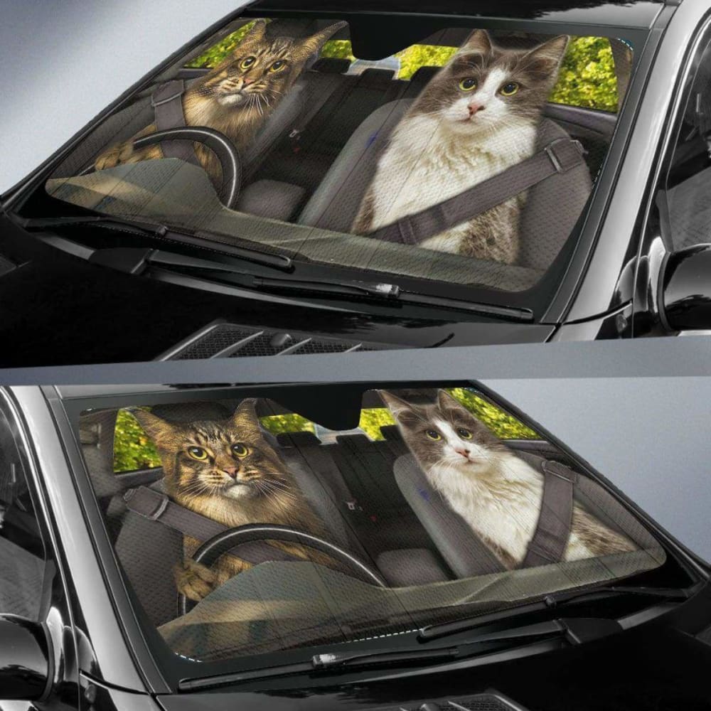 Cats 1 - Auto Sun Shade 102507 - YourCarButBetter