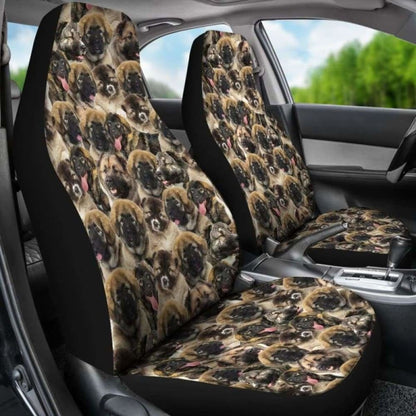 Caucasian Shepherd Dog Full Face Car Seat Covers 091706