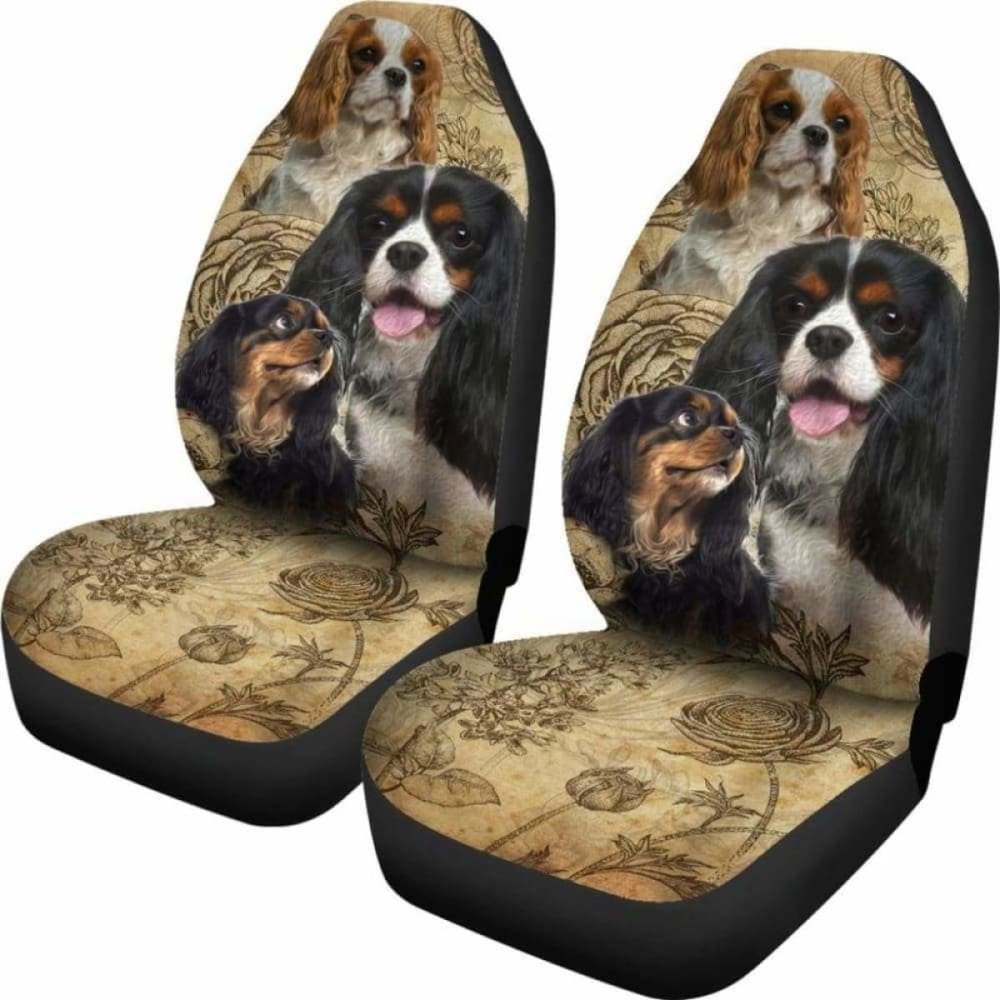 Cavalier King Charles Spaniel Car Seat Covers 3 195016 - YourCarButBetter