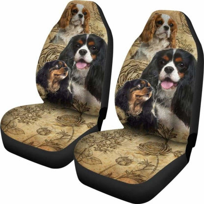 Cavalier King Charles Spaniel Car Seat Covers 3 195016 - YourCarButBetter