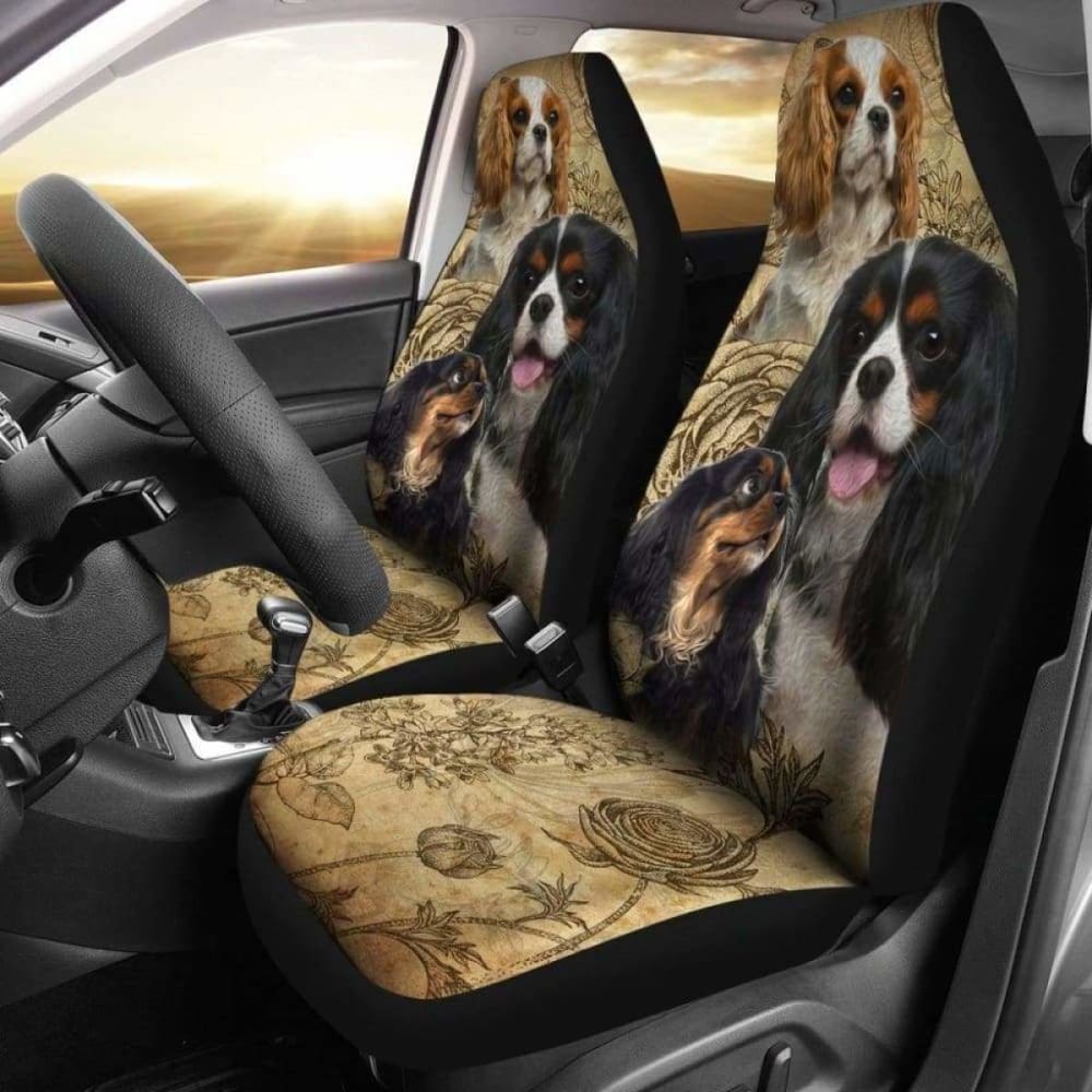 Cavalier King Charles Spaniel Car Seat Covers 3 195016 - YourCarButBetter