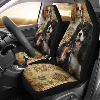 Cavalier King Charles Spaniel Car Seat Covers 3 195016 - YourCarButBetter